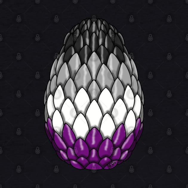 Asexual Pride Dragon Egg by SentABearToSpace 